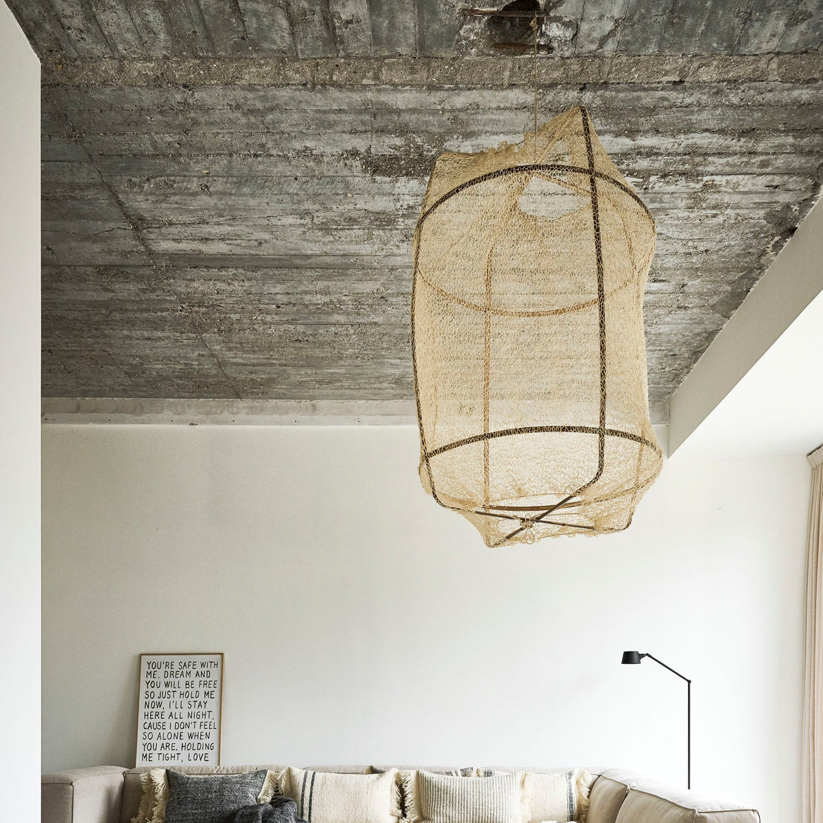 SISAL NET HANGLAMP NATUREL