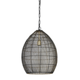 Afbeelding laden in Galerijviewer, Hanglamp Meya - Zwart - Ø40cm