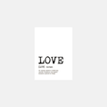 Afbeelding laden in Galerijviewer, LOVE limited edition - Postcard