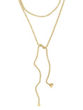 Load image into Gallery viewer, Lange knoop ketting / Goud