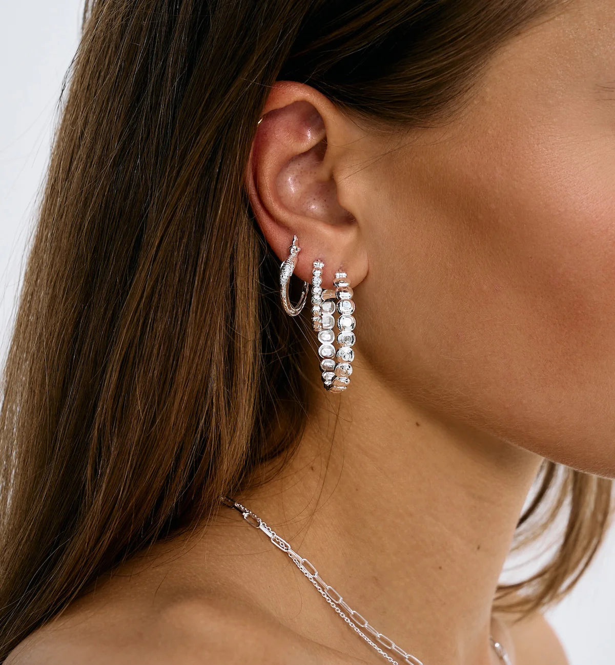 Large Relic Hoop Earrings | ANNA+ NINA
