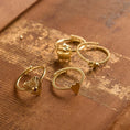 Afbeelding laden in Galerijviewer, Loyalty Shining heart Garnet Ring GP