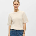 Load image into Gallery viewer, OBJFLO S/S RE KNIT PULLOVER NOOS