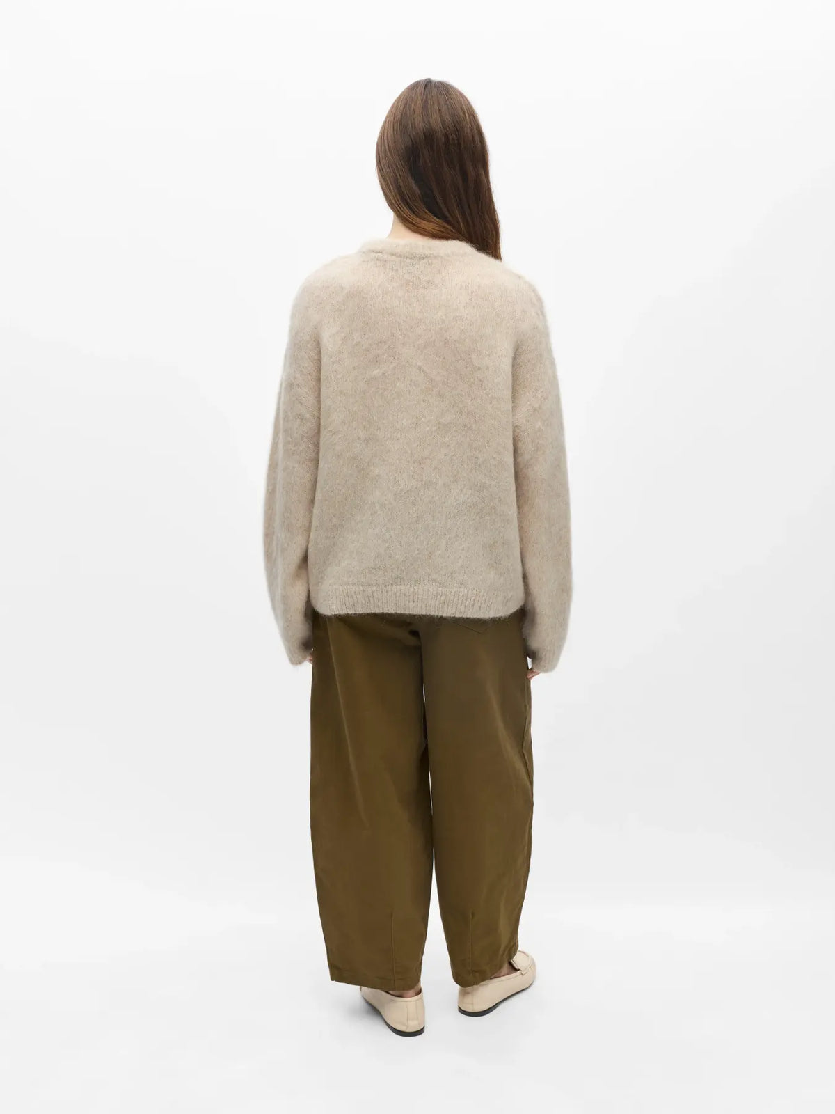 OBJHARRY L/S LO KNIT PULLOVER NOOS
