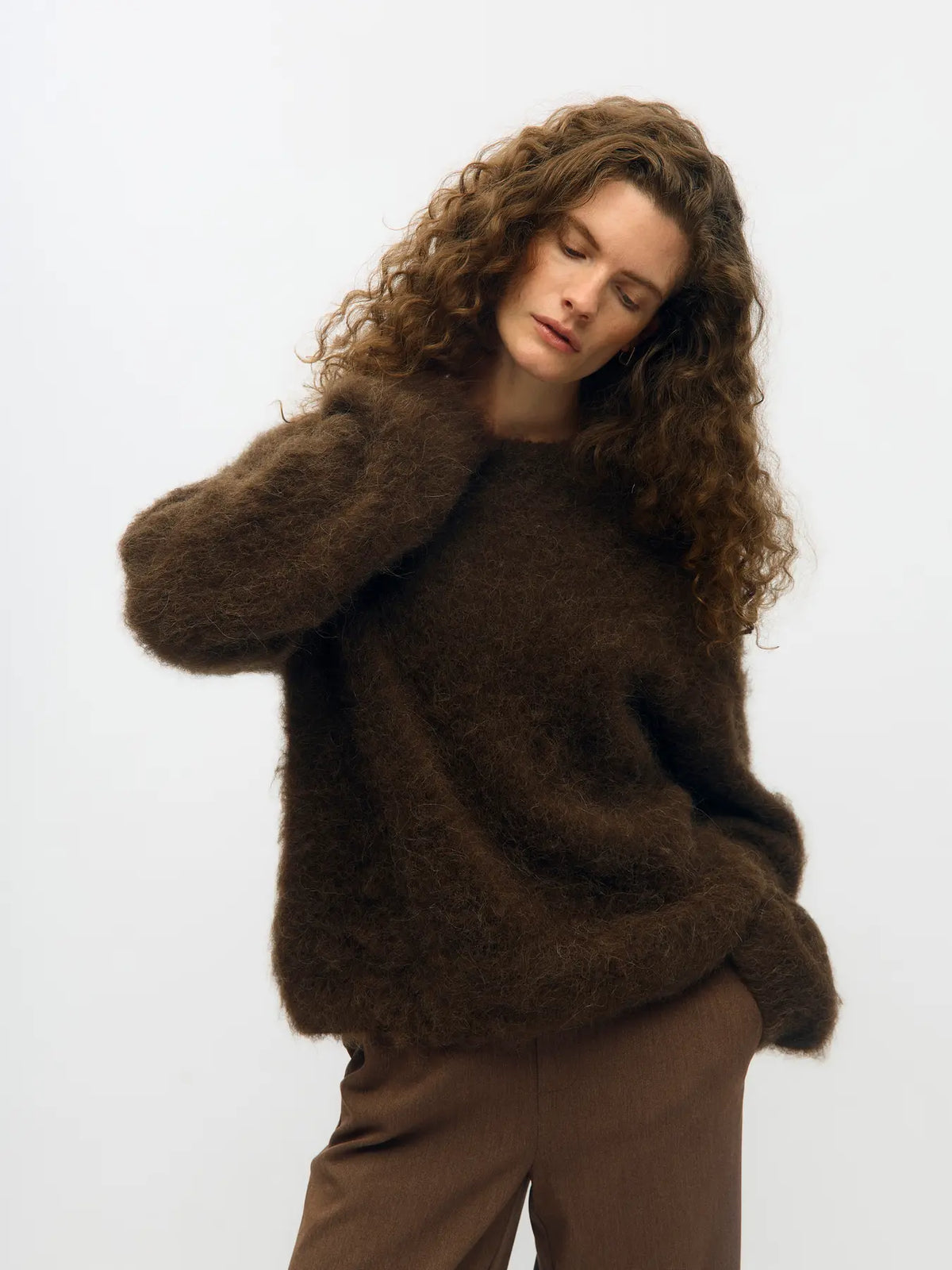 OBJHARRY L/S LO KNIT PULLOVER NOOS