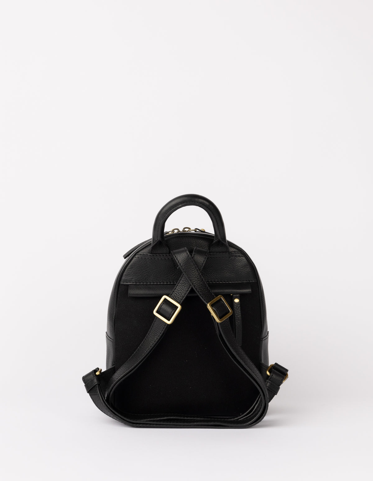 Ivy Mini Backpack Black Soft Grain Leather