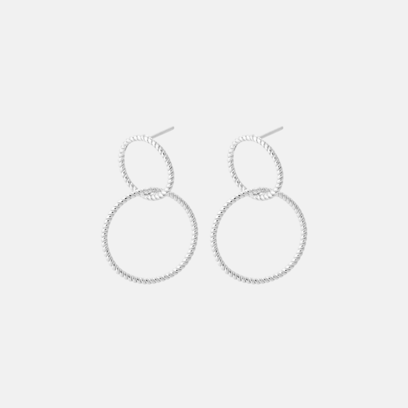 Double Twisted Earrings