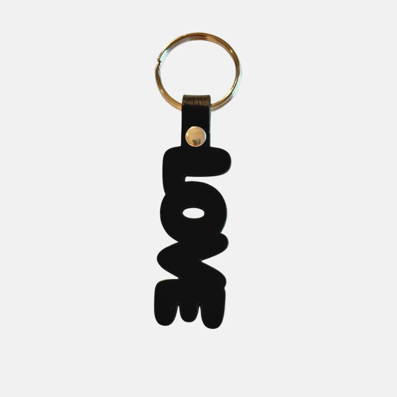 Love Leather Sleutelhanger