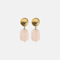 Afbeelding laden in Galerijviewer, Ease Rose Quartz Earrings