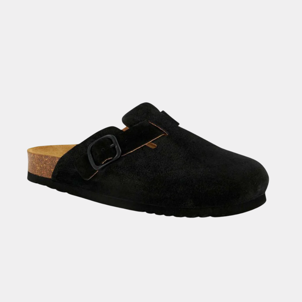 Fae vegan shearling clogs