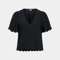 Load image into Gallery viewer, OBJSANNE 2/4 LO V-NECK TOP NOOS