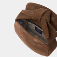 Afbeelding laden in Galerijviewer, Coco croissant Bag Chocolate Suede