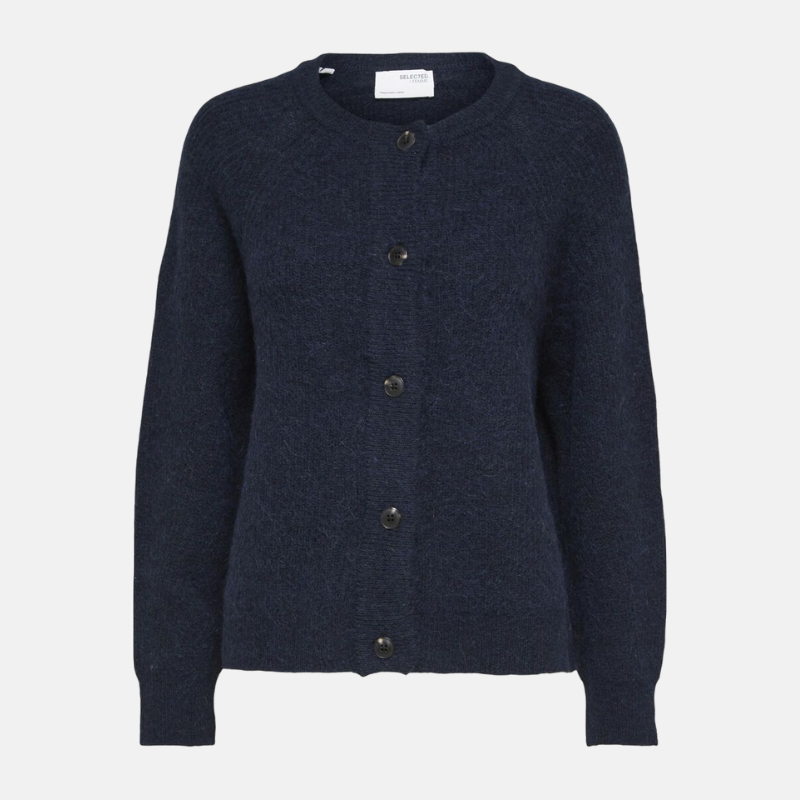 SLWLULU LS KNIT SHORT CARDIGAN NOOS