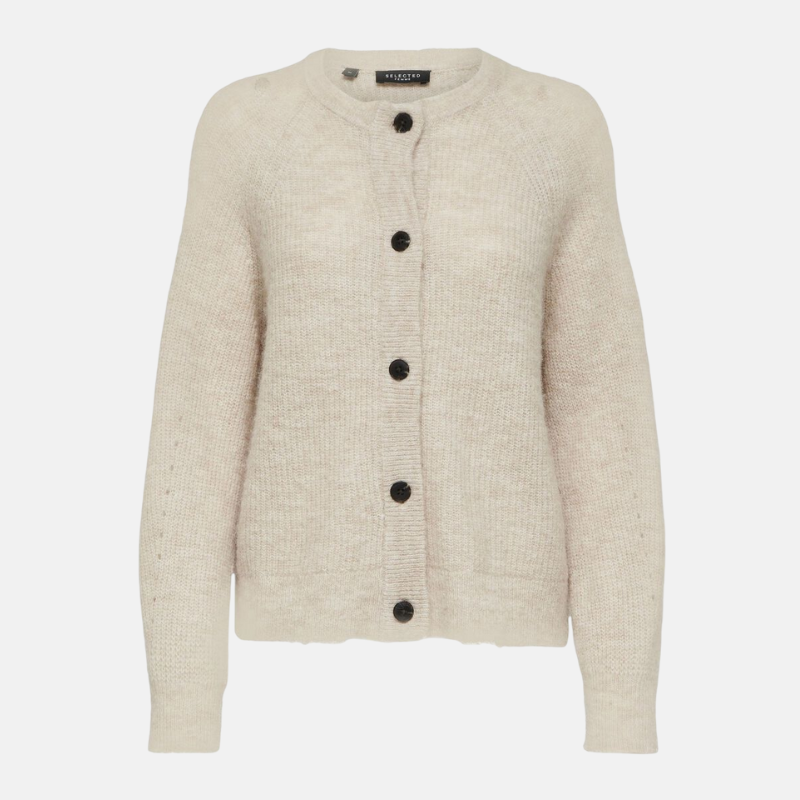 SLWLULU LS KNIT SHORT CARDIGAN NOOS