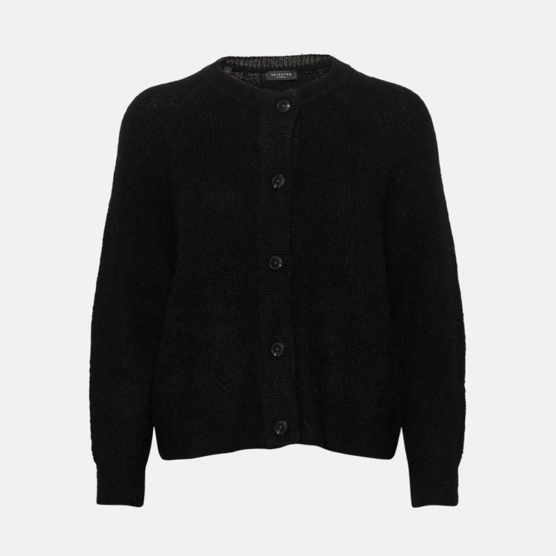 SLWLULU LS KNIT SHORT CARDIGAN NOOS