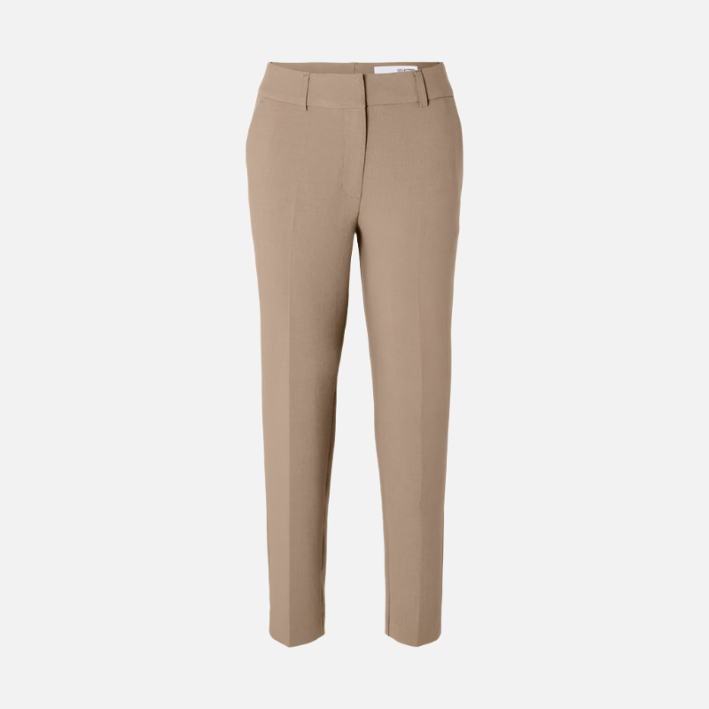 SLFRITA-RIA MW CROP PANT CAMEL MEL NOOS