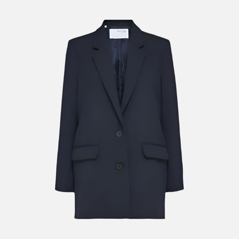 SLFRITA LS RELAXED BLAZER D SAP MEL NOOS