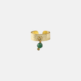 Afbeelding laden in Galerijviewer, Gemstone Relief Ear Cuff Aventurine