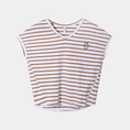 Afbeelding laden in Galerijviewer, v-neck tee stripes