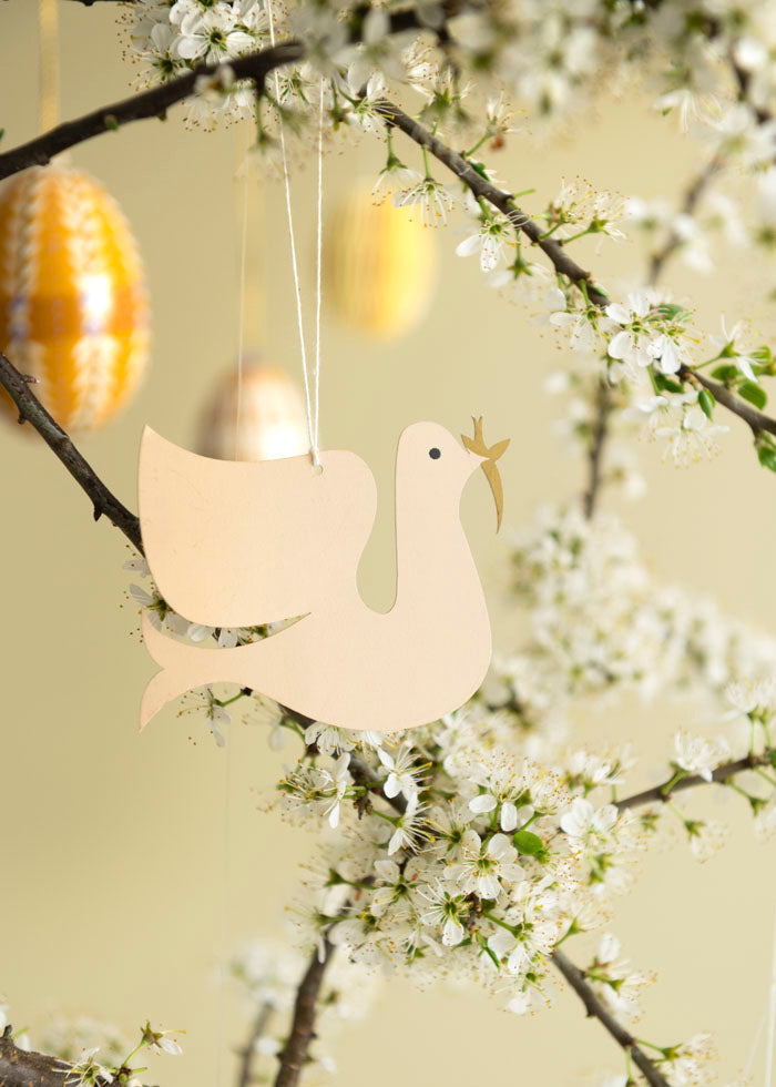 Paper Ornaments Doves H6cm sfeerbeeld