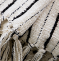 Load image into Gallery viewer, Plaid Lines, Zwart/Off-White