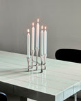 Load image into Gallery viewer, Candle stand Tristy, Silver finish