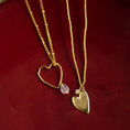 Afbeelding laden in Galerijviewer, Blessed Heart Rose Quartz Necklace GP