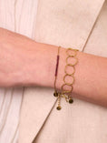 Afbeelding laden in Galerijviewer, Petite gemstone armband / aubergine