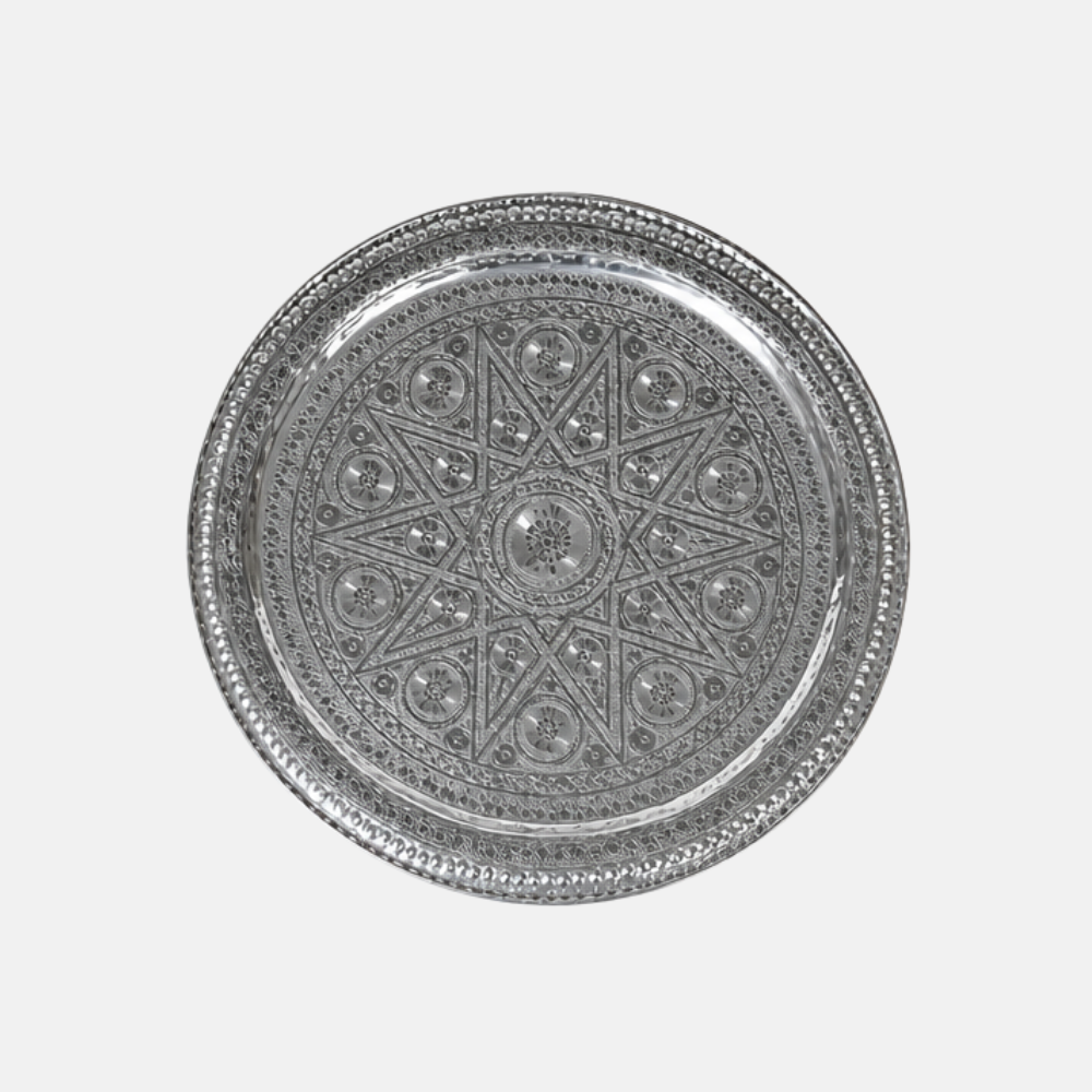 Antique Aluminium Plate XL