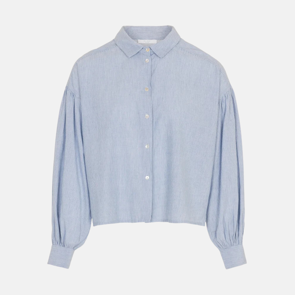 sarah short pin stripe blouse