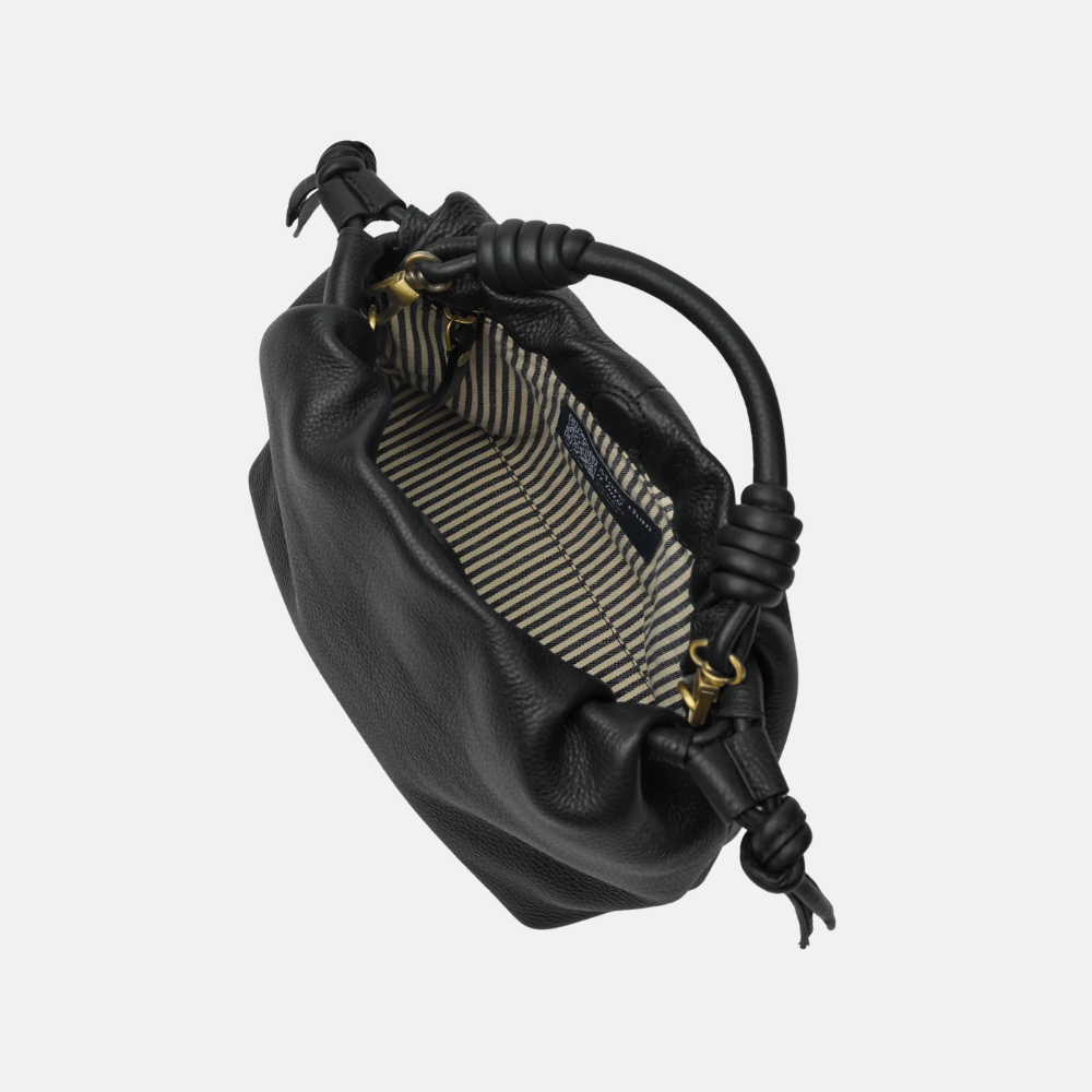 Kiki Mini Black Soft Grain Leather