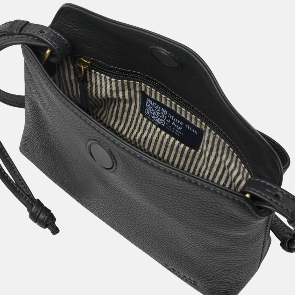 Sienna Mini Black Soft Grain Leather