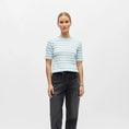 Afbeelding laden in Galerijviewer, OBJESTER S/S NEW KNIT PULLOVER NOOS Blauw