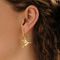 Afbeelding laden in Galerijviewer, Rebel Hummingbird Citrine Earrings GP