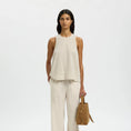 Afbeelding laden in Galerijviewer, SLFLUISA SL LINEN BLEND TOP NOOS