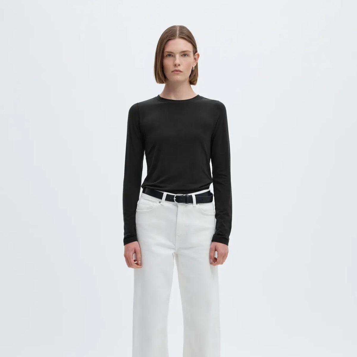 SLFMANJA LS O-NECK NOOS