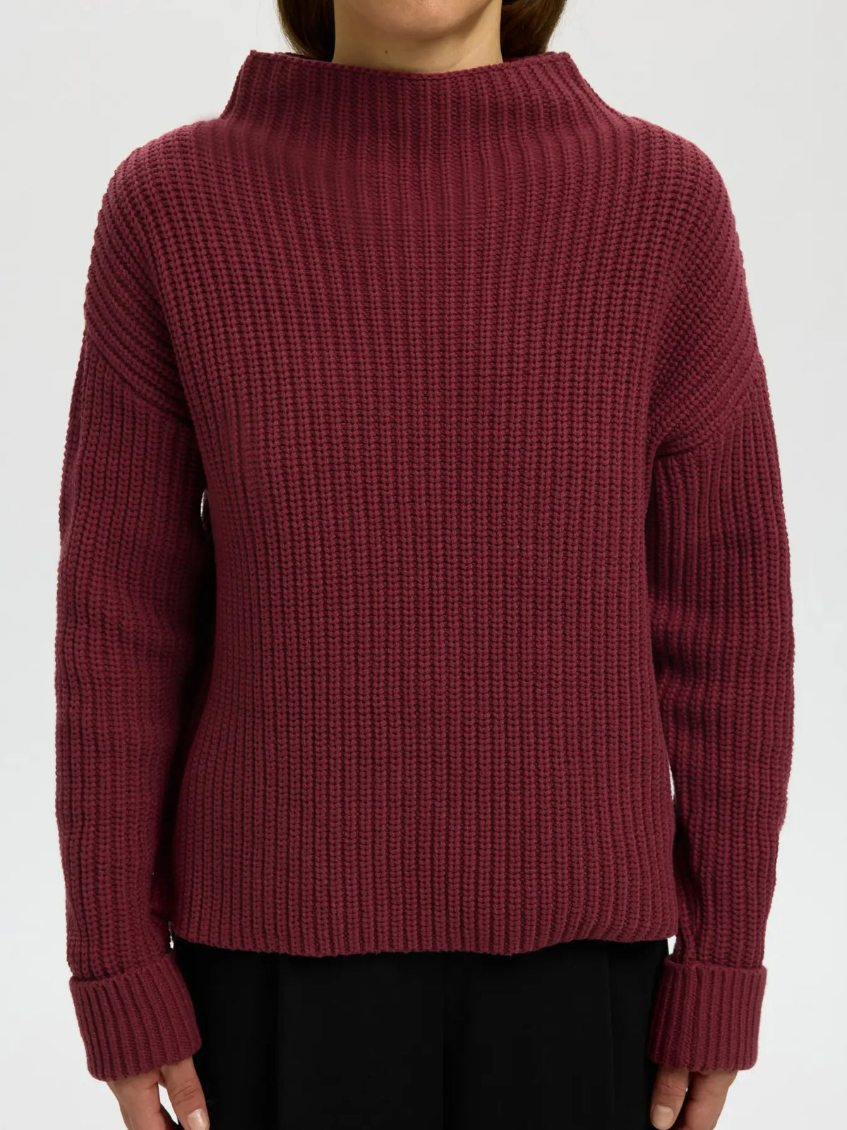 SLFSELMA SUS LS KNIT PULLOVER NOOS