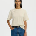 Afbeelding laden in Galerijviewer, SLWADA SS LINEN BLEND TEE NOOS