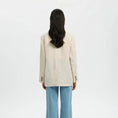 Afbeelding laden in Galerijviewer, SLWELIN-IDA DB LINEN BLAZER