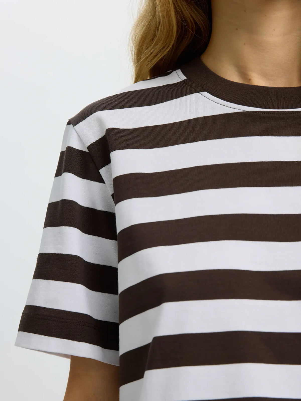 SLWESSENTIAL SS STRIPED BOXY TEE NOOS