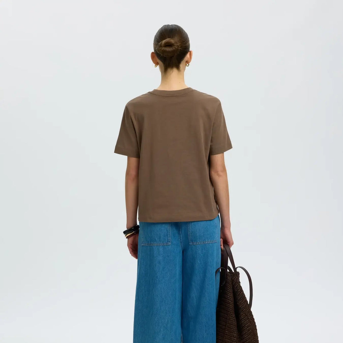 SLFESSENTIAL SS BOXY TEE NOOS