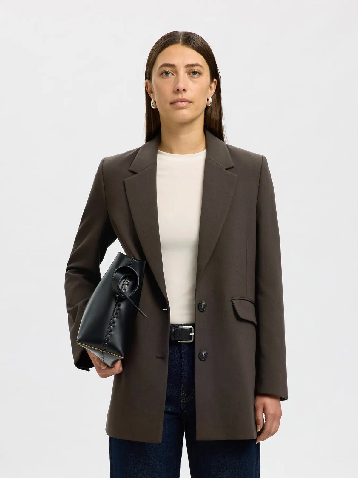 SLWRITA LS RELAXED BLAZER MEL NOOS DELICIOSO