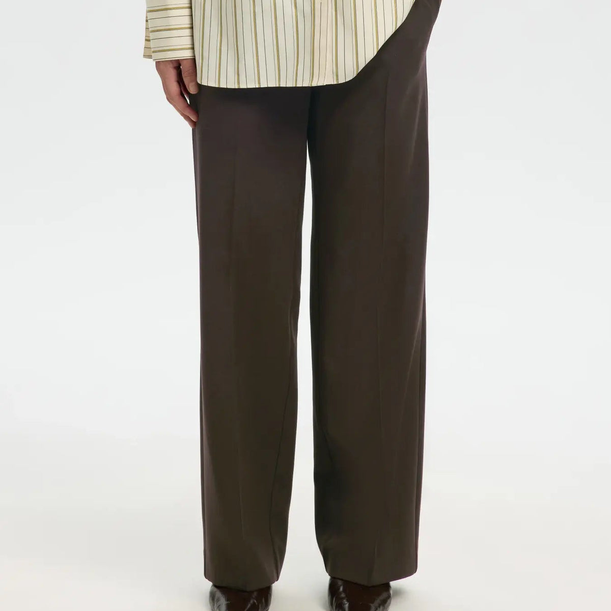 SLWRITA MW WIDE PANT MEL NOOS DELICIOSO