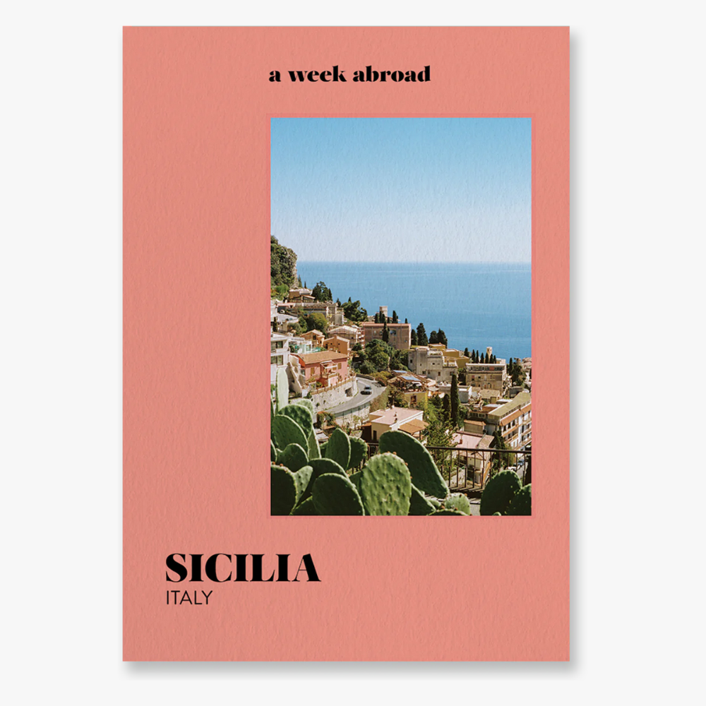 Travel book Sicilia