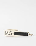 Afbeelding laden in Galerijviewer, Shoulder Canvas logo strap White & Black Classic