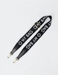 Afbeelding laden in Galerijviewer, Shoulder Canvas logo Strap black & black