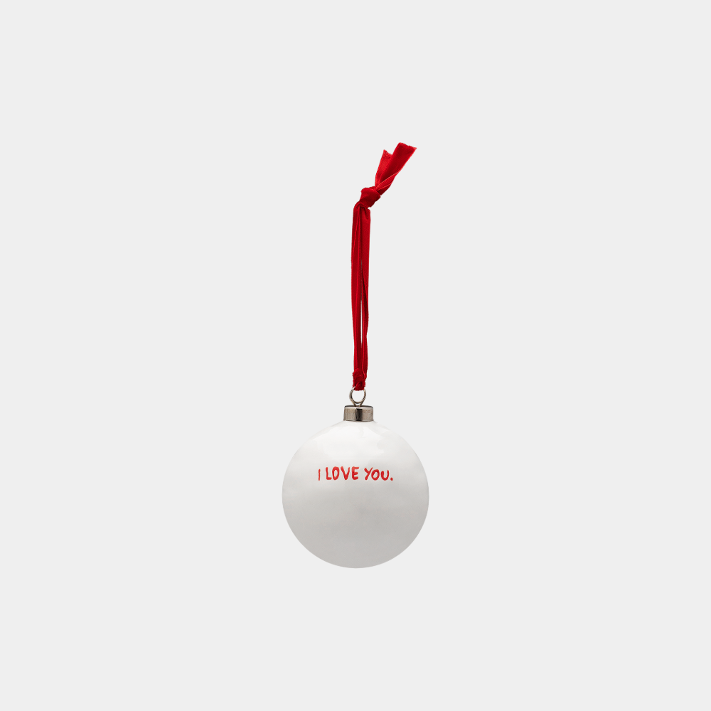 Kerstbal I Love You