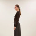 Load image into Gallery viewer, basic ls melange stripe top