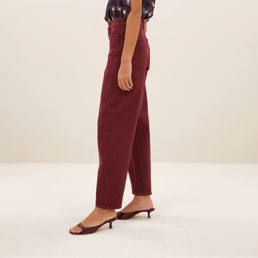begum wine jeans