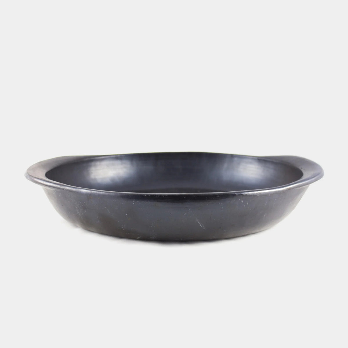 Black Pottery Ovenschaal Ovaal Plat